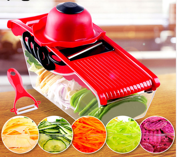 Multifunction 6 Blades Kitchen Slicer - Bargin Bazaar