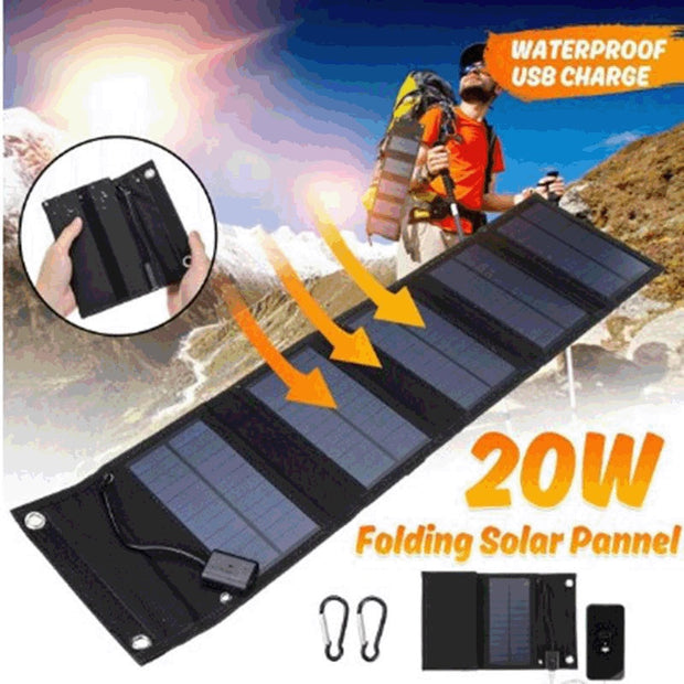 Outdoor Travel Portable Foldable Solar Charger