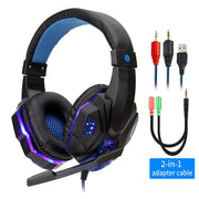 Led Light Wired Gamer Headset - Bargin Bazaar