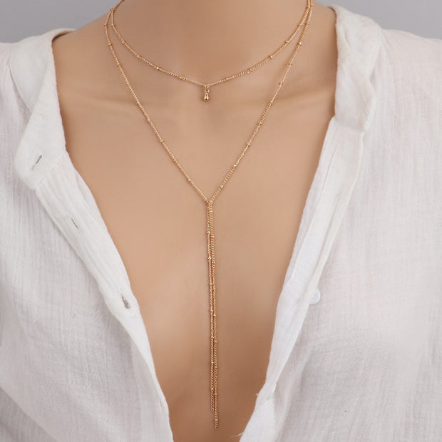 Simple necklace retro clavicle necklace - Bargin Bazaar