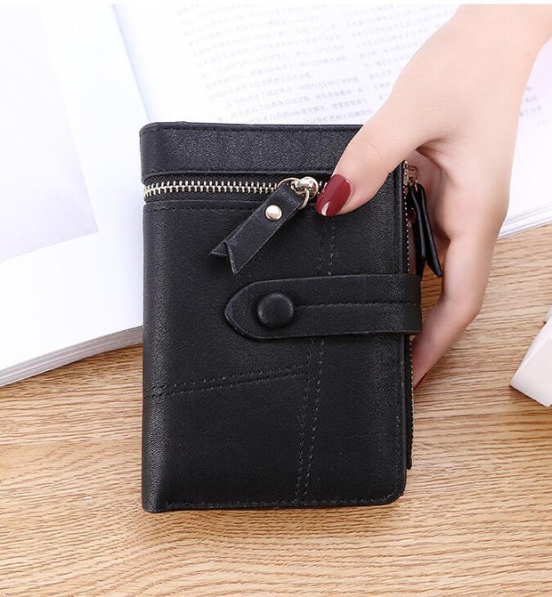 Vegan Woman Faux Leather Wallet - Bargin Bazaar