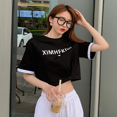 Summer Jazz Dance Clothes Feminine Navel Dancing Clothes - Bargin Bazaar