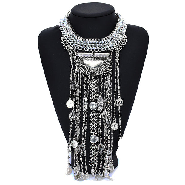 Alloy Diamond Short Necklace Crystal Necklace - Bargin Bazaar