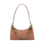 Chained One-Shoulder Woman Bag With Armpit Baguette Bag - Bargin Bazaar