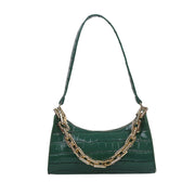 Chained One-Shoulder Woman Bag With Armpit Baguette Bag - Bargin Bazaar