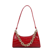 Chained One-Shoulder Woman Bag With Armpit Baguette Bag - Bargin Bazaar