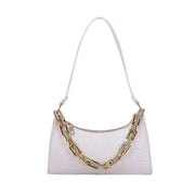 Chained One-Shoulder Woman Bag With Armpit Baguette Bag - Bargin Bazaar