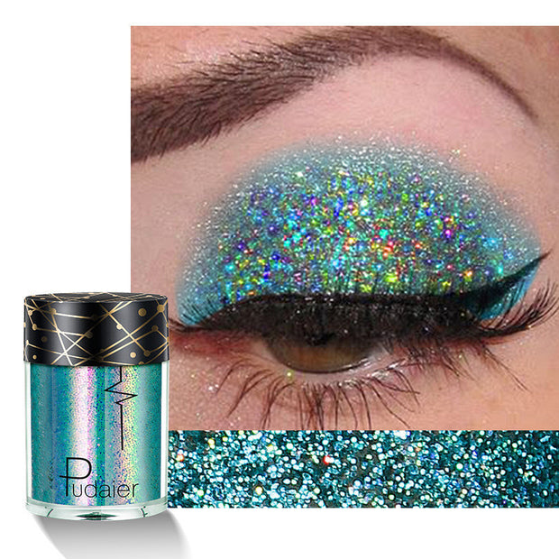 Monochrome Eyeshadow Glitter Glitter Sequins Mermaid Ji Color Shine Starry Sky Eyeshadow - Bargin Bazaar