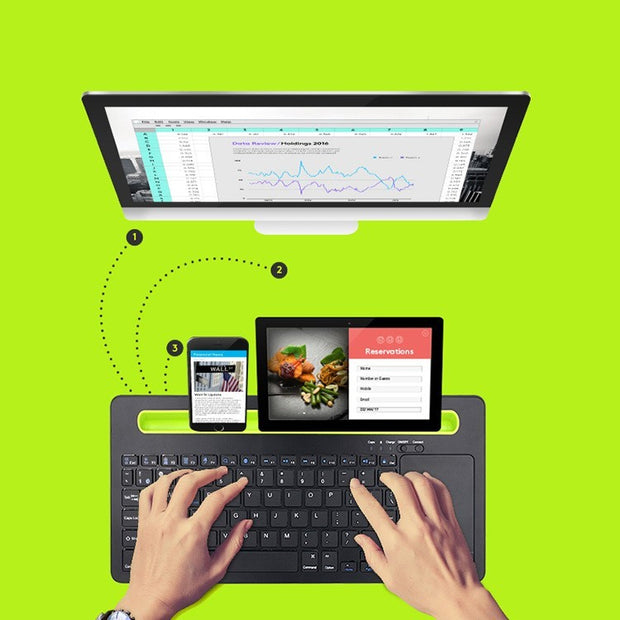 Universal touch keyboard for tablet phones