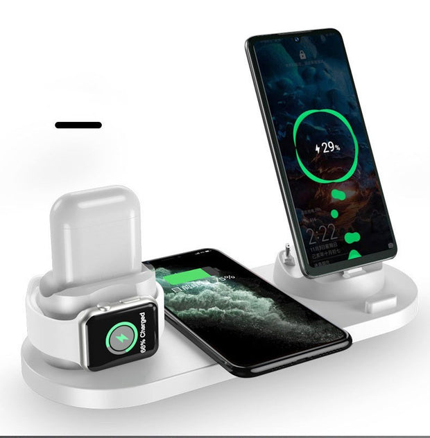 Six-in-one wireless charger for mobile phones