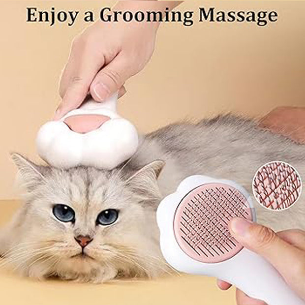 Professional Pet Hair Remover Comb For Dogs And Cats - Removes Loose Hair Tangles Effortlessly