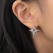 Asterism Rhinestone Earrings - Bargin Bazaar