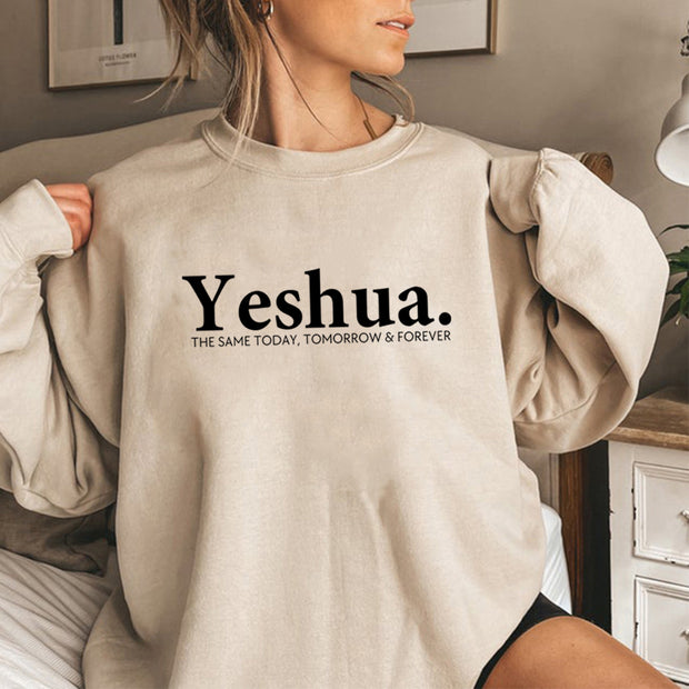 Vintage Yeshua Christian Sweatshirt Christian Apparel Faith - Bargin Bazaar