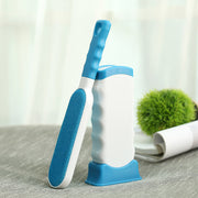 Household pet hair removal brush