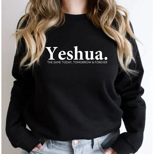 Vintage Yeshua Christian Sweatshirt Christian Apparel Faith - Bargin Bazaar