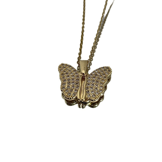 Butterfly Necklace Female Pendant Titanium Steel Clavicle Chain