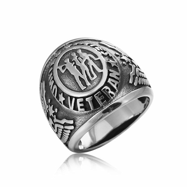 Mens Fashion Personalized Titanium Steel Ring