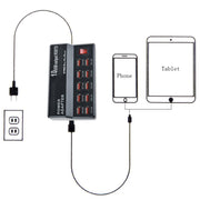 Supports 10 Mobile Phones And Fast Charge At The Same Time USB Multi-port Charger Smart Charging Set