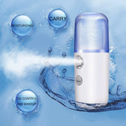 Nano Mist Facial Sprayer Beauty Instrument USB Face Steamer Moisturizing Beauty - Bargin Bazaar