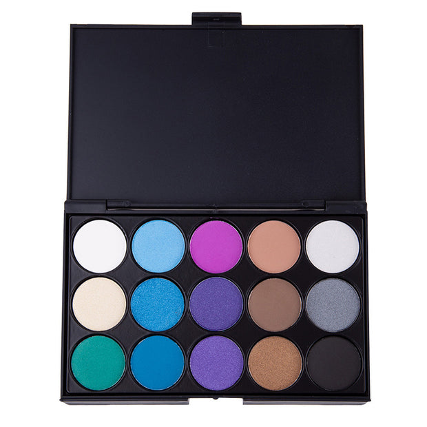 15 color earth color eyeshadow smoky eyeshadow - Bargin Bazaar