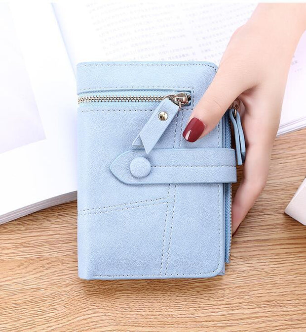 Vegan Woman Faux Leather Wallet - Bargin Bazaar