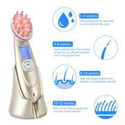 Electric Laser Hair Growth Comb Infrared EMS RF Vibration Massager Microcurrent Hair Care Hair Loss Treatment Hair Regrowth - Bargin Bazaar