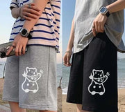 New Casual Pants Men''s Summer Shorts Men''s Korean Trend Loose  Hong Kong Style Straight Sports Pants