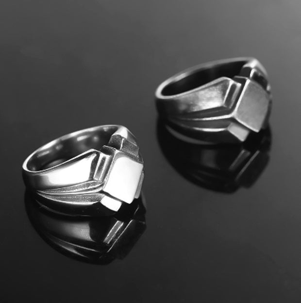 Mens Fashion Casual Vintage Punk Finger Ring