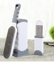 Household pet hair removal brush