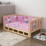 Bed Summer Wooden Wooden Bed Pet Dog Bed