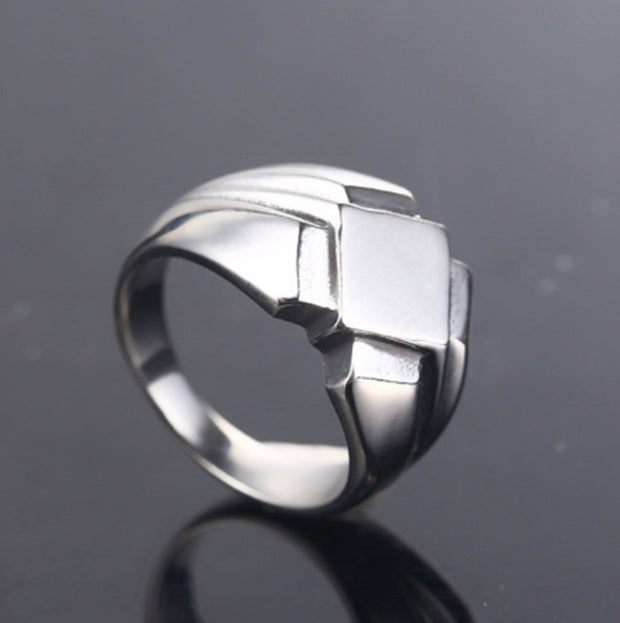 Mens Fashion Casual Vintage Punk Finger Ring