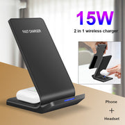 Wireless smart vertical mobile phone charger  fast charge suitable for mobile phones