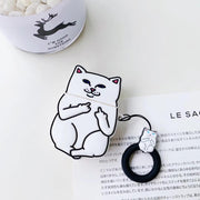 Cartoon Cat AirPods Case - Bargin Bazaar