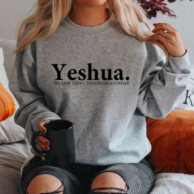 Vintage Yeshua Christian Sweatshirt Christian Apparel Faith - Bargin Bazaar