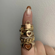 Creative Love Heart Ring - Bargin Bazaar