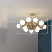 Nordic Chandelier Modern Minimalist Living Room Bedroom Lighting