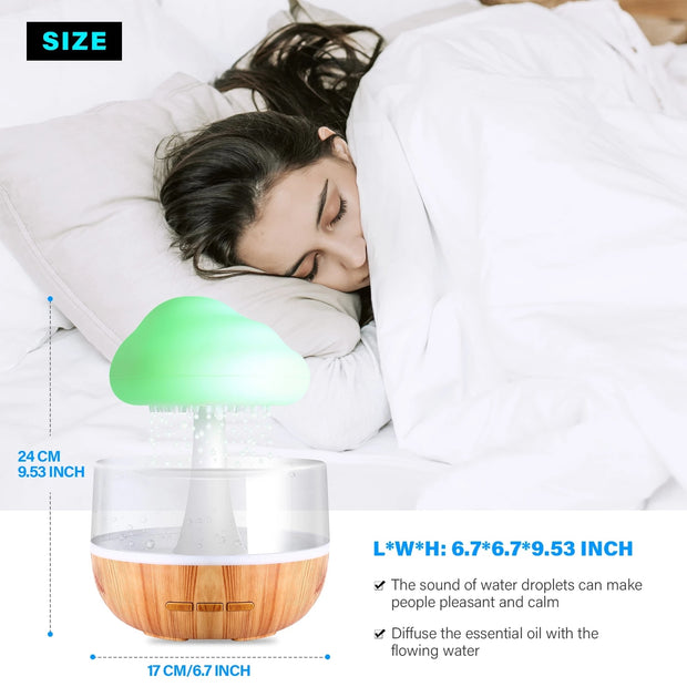 Desktop Rain Cloud Humidifier - Bargin Bazaar