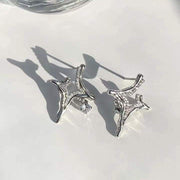 Asterism Rhinestone Earrings - Bargin Bazaar