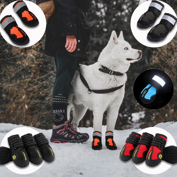 Waterproof Reflective Dog Boots - Bargin Bazaar