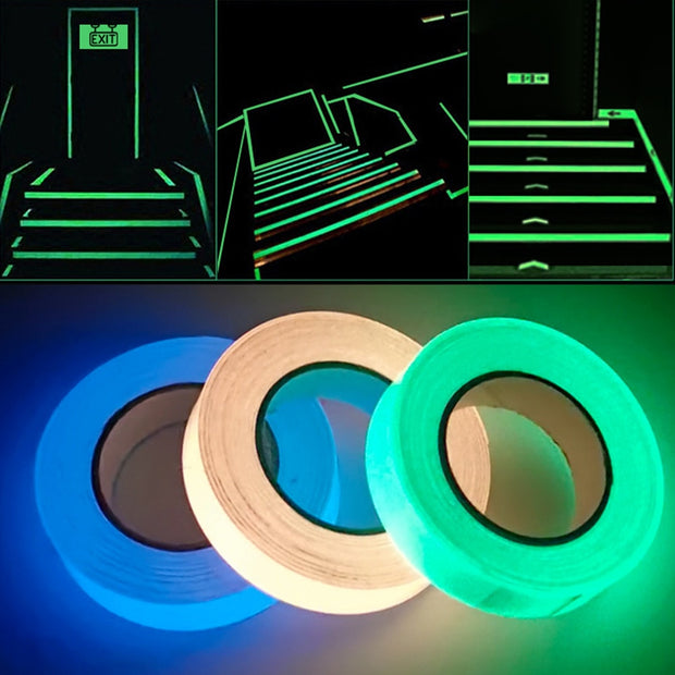 Glow In The Dark Sticker Tape - Bargin Bazaar