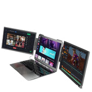 Dual-Screen 14-Inch Portable Monitor: Maximize Your Productivity on the Go! - Bargin Bazaar