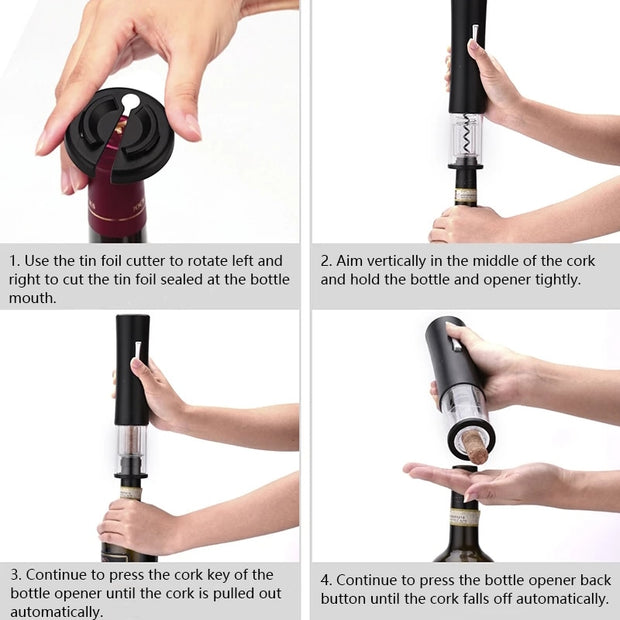 Automatic Wine Bottle Opener - Bargin Bazaar