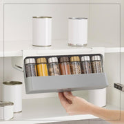 Kitchen Self-Adhesive Wall-Mounted Spice Organizer - Bargin Bazaar