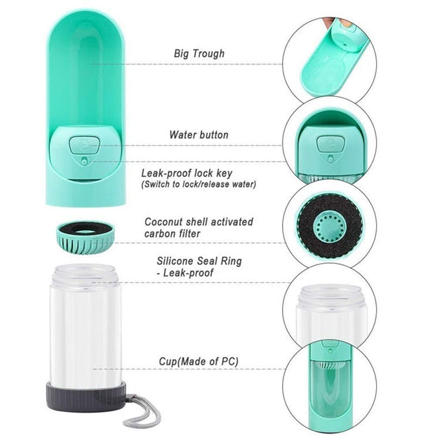 Portable Dog Drinker Bottle - Bargin Bazaar