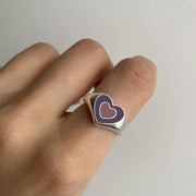 Creative Love Heart Ring - Bargin Bazaar