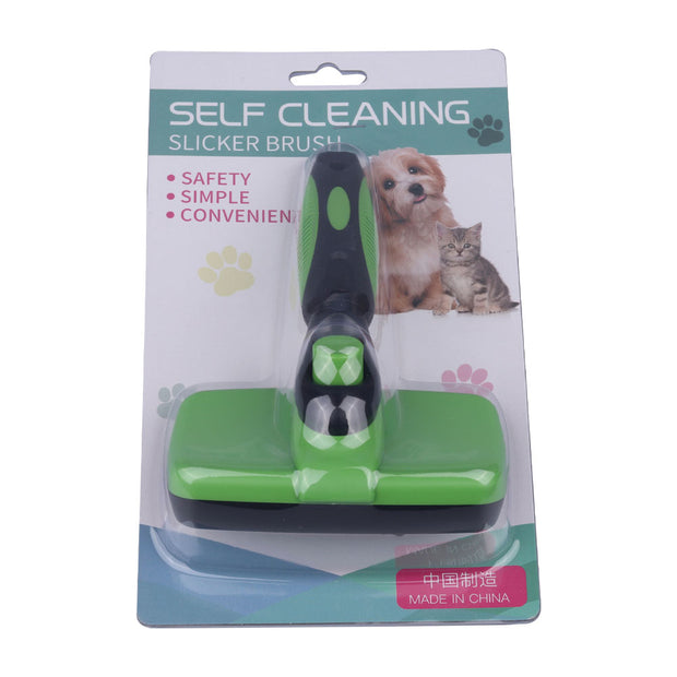 Self Cleaning Dog Brush - Bargin Bazaar