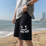 New Casual Pants Men''s Summer Shorts Men''s Korean Trend Loose  Hong Kong Style Straight Sports Pants