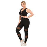 Workout Clothes Suit Plus Size Yoga Clothes Tight - Bargin Bazaar