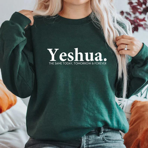 Vintage Yeshua Christian Sweatshirt Christian Apparel Faith - Bargin Bazaar