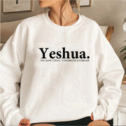 Vintage Yeshua Christian Sweatshirt Christian Apparel Faith - Bargin Bazaar